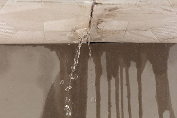 Professional Burst Pipe Cleanup technician working in Rossville, GA